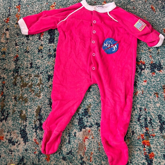 NASA Space Shuttle Pajamas w/ Patches - Picture 1 of 6